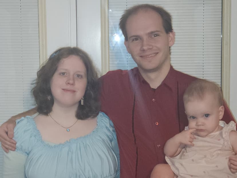 A photo of Jacob Clark's family